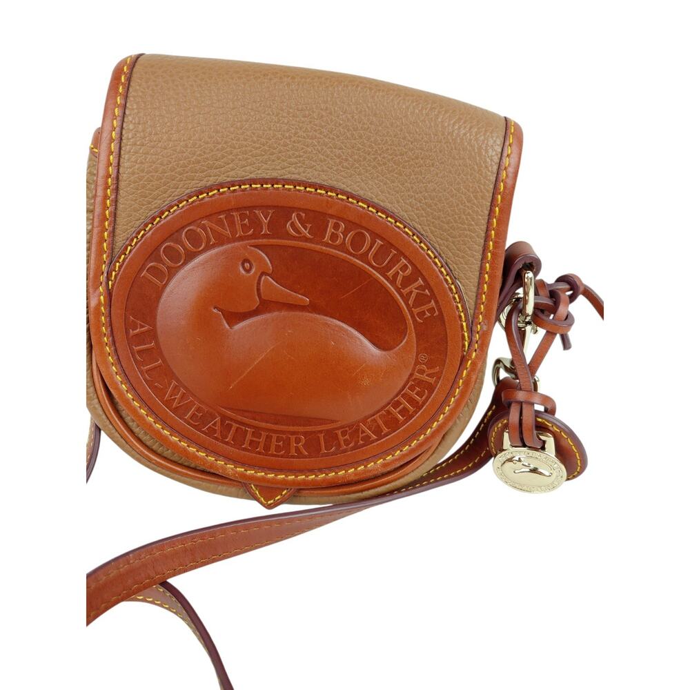 Dooney & Bourke All Weather Leather Big Duck Purse - Brown - Picture 2 of 14